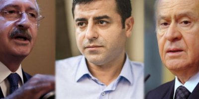 Üç liderin dokunulmazlıklarının kaldırılması için fezleke