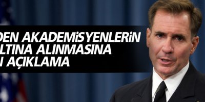 ABD'den akademisyenlere ilişkin açıklama