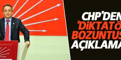 CHP'den 'diktatör bozuntusu' açıklaması