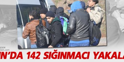 Aydın'da 142 sığınmacı yakalandı