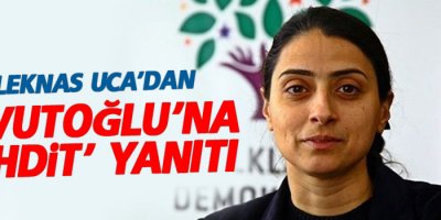 Feleknas Uca’dan Davutoğlu’na ‘tehdit’ yanıtı