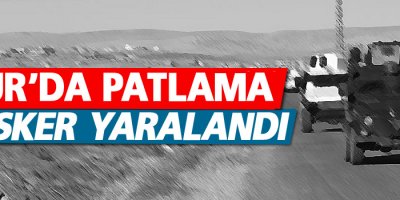 Sur'da patlama 9 asker yaralandı