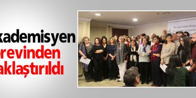 İki üniversitede 12 akademisyen görevinden uzaklaştırıldı