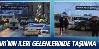 Hakkari'nin taşınmasına tepki