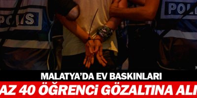 40 öğrenci gözaltına alındı