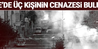 Üç kişinin cenazesi bulundu