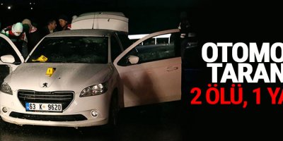 Urfa'da otomobil tarandı: 2 ölü, 1 yaralı