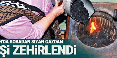 Sobadan sızan gazdan 4 kişi zehirlendi