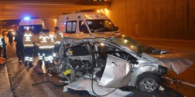 Tarafik kazası: 3 ölü, 1 yaralı