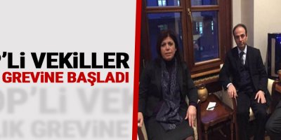 HDP'li vekiller Bakanlık'ta açlık grevine başladı