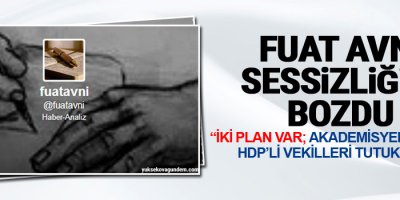 Fuat Avni Sessizliğini Bozdu