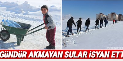 10 Gündür akmayan sular isyan ettirdi