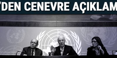 BM’den Cenevre açıklaması