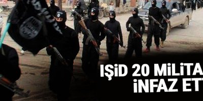 IŞİD 20 militanını infaz etti