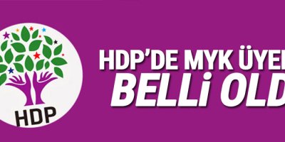 HDP'de MYK Üyeleri Belli Oldu