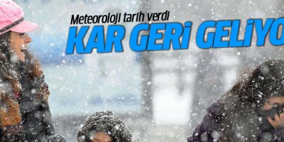 Meteoroloji tarih de verdi: Kar geliyor