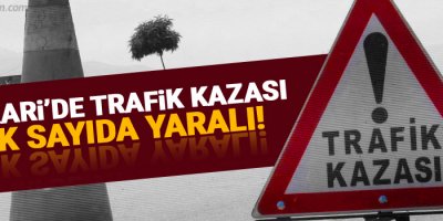 Hakkari'de Trafik Kazası,Çok Sayıda Yaralı Var!