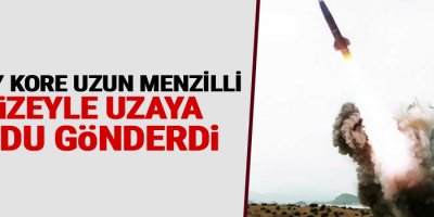 Kuzey Kore uzun menzilli füzeyle uzaya uydu gönderdi