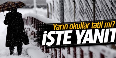 Kar nedeniyle 4 ilde eğitime 1 günlük ara