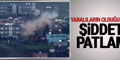 Yaralıların olduğu sokakta şiddetli patlama