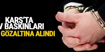 Kars'ta 3 kişi gözaltına alındı