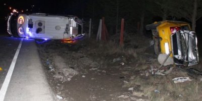 Trafik kazası: 1 ölü, 4 yaralı