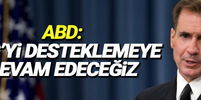 ABD: YPG’yi desteklemeye devam edeceğiz