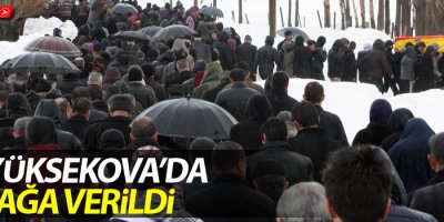 Diri, Yüksekova'da topağa verildi