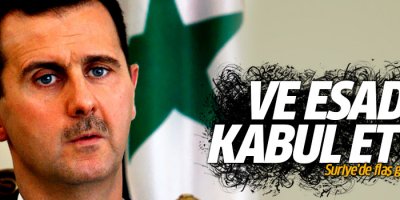 Suriye ateşkesi kabul etti