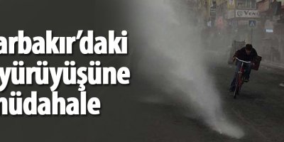 Diyarbakır’daki Sur yürüyüşüne müdahale