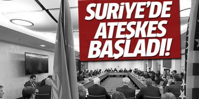 Suriye'de ateşkes başladı