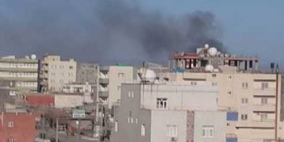 İdil Belediyesi'ne top atışı