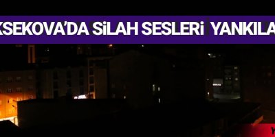 Yüksekova’da silah sesleri yankılandı