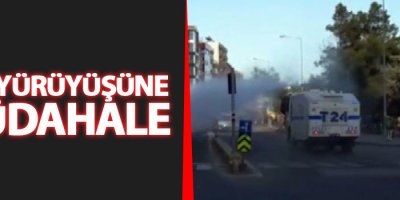 Sur yürüyüşüne müdahale