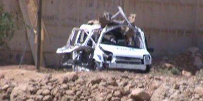 Mardin'de Polis Aracına saldırı