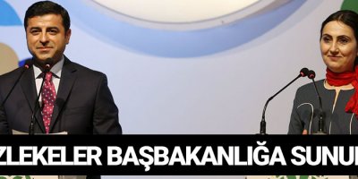 HDP’li vekiller hakkındaki fezlekeler Başbakanlığa sunuldu