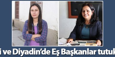 Silopi ve Diyadin’de Eş Başkanlar tutuklandı