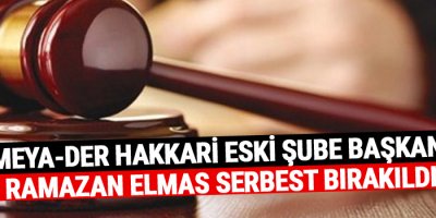 Ramazan Elmas, serbest bırakıldı