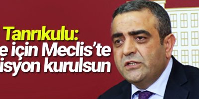 Tanrıkulu: Cizre için Meclis’te komisyon kurulsun