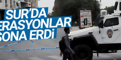 Sur'da operasyonlar sona erdi
