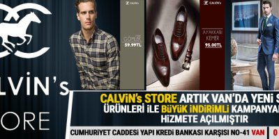 CALVİN'S STORE ARTIK VAN'DA!