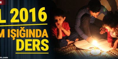 Yıl 2016, Mum Işığında Ders!