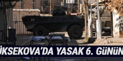 Yüksekova'da Yasak 6. Gününde