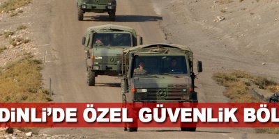 Şemdinli'de özel güvenlik bölgesi