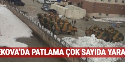 Yüksekova'da Patlama, Çok Sayıda Yaralı Var!