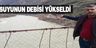 Zap suyunun debisi yükseldi
