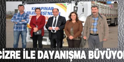 Cizre ile dayanışma büyüyor