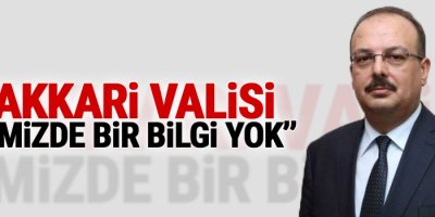 Hakkari Valiliğinden Görüntü Açıklaması