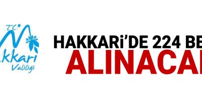 Hakkari'de 224 bekçi alınacak