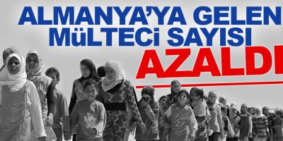 Almanya'ya gelen mülteci sayısı azaldı